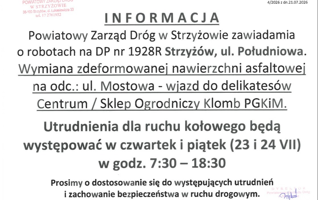 Zdjęcie do Informacja